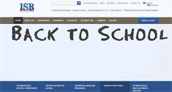 Desktop Screenshot of isbcharterschool.org
